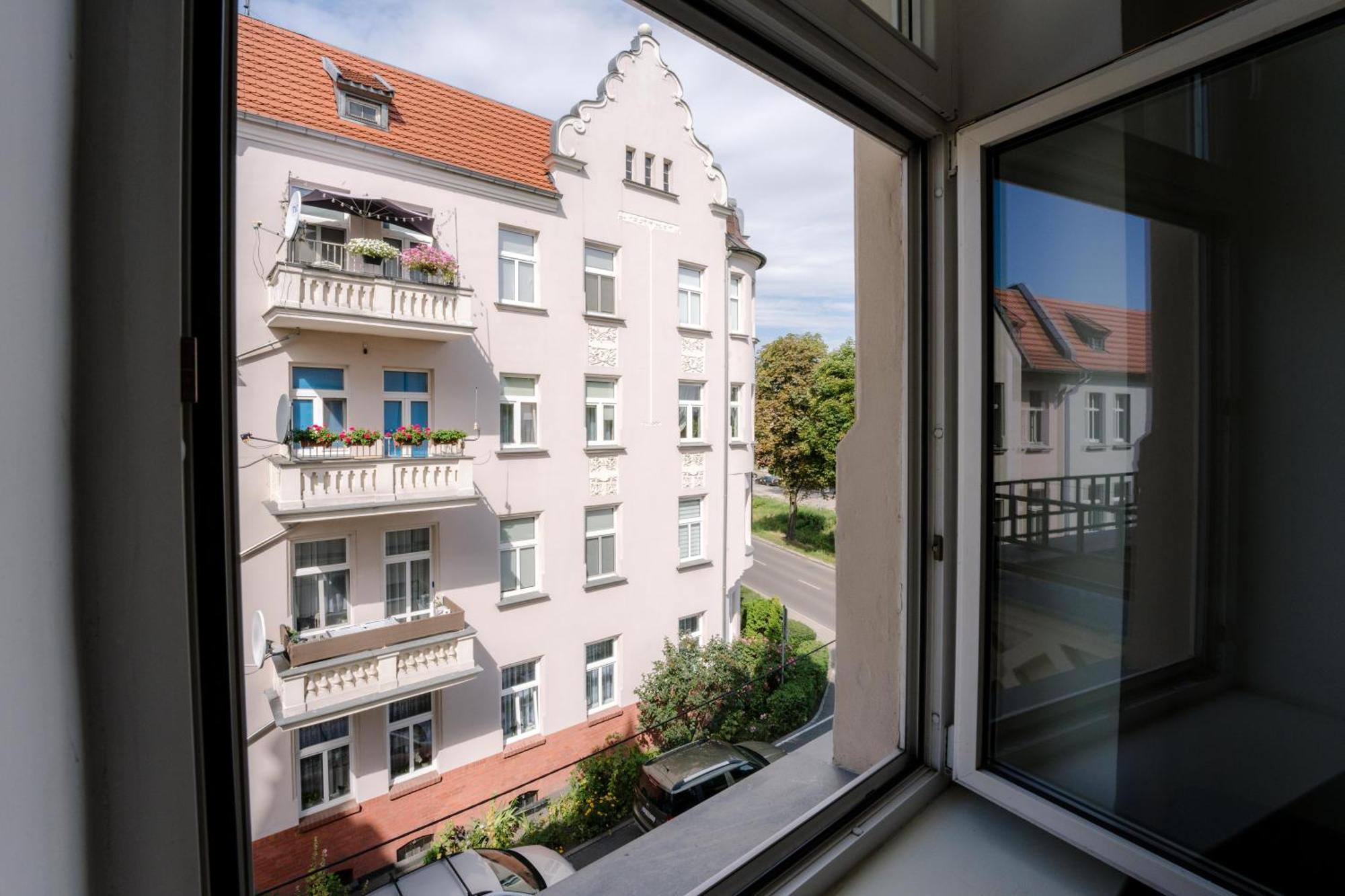 Cosy Balcony Apartment Грудзёндз Экстерьер фото